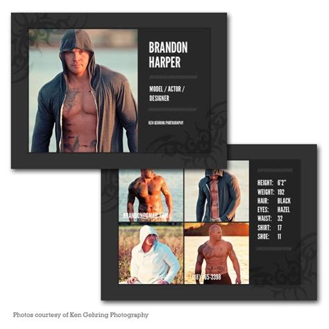 17 Best Images About Comp Cards Comp Card Printing On Pinterest