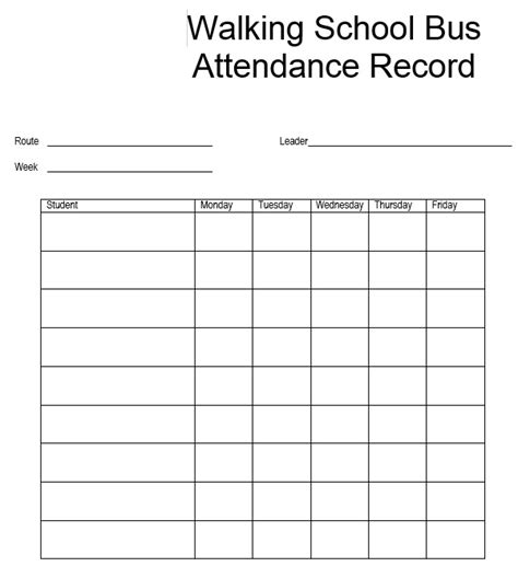 9 Free Sample Class Attendance Sheet Templates Printable Samples