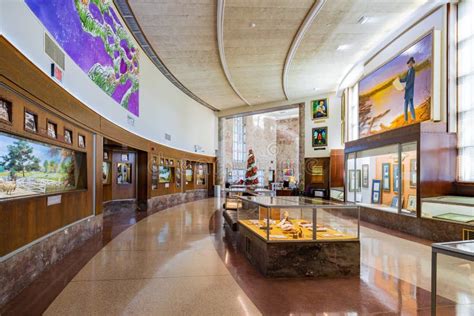 Interior View Of The Louisiana State Exhibit Museum Editorial Stock