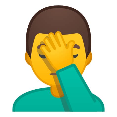 🤦‍♂️ Man Facepalming Emoji Meaning With Pictures From A To Z