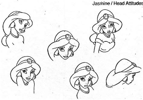 Jasmine Model Sheet Disney Princess Fan Art Fanpop