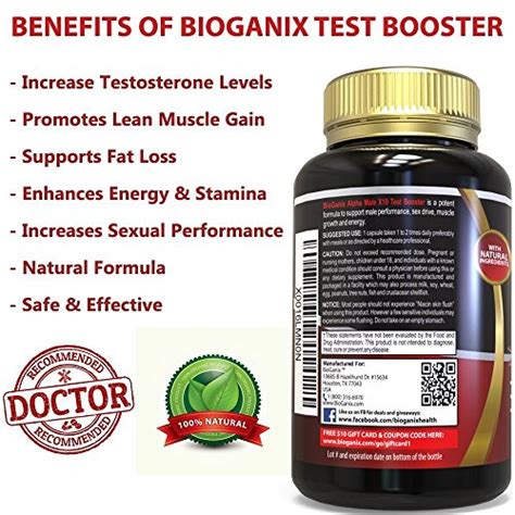 Testosterone Booster Supplement Alpha Male Max Potency Natural Test Booster Pills And Libido