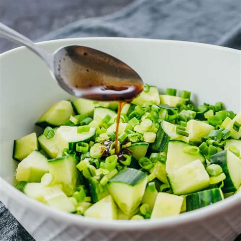 Spicy Asian Cucumber Salad Savory Tooth