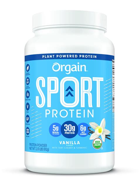 Orgain Organic Sport Protein Powder Vanilla 30g Protein 201 Lb