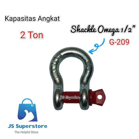 Jual Shackle Omega Segel Omega Mm Atau Per Inch Kapasitas Ton Di Lapak It Superstore