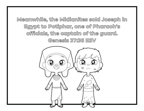 Free Joseph Coloring Pages
