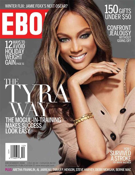 Ebony Cover Tyra Banks Photo Jet Magazine Black Magazine Maxim