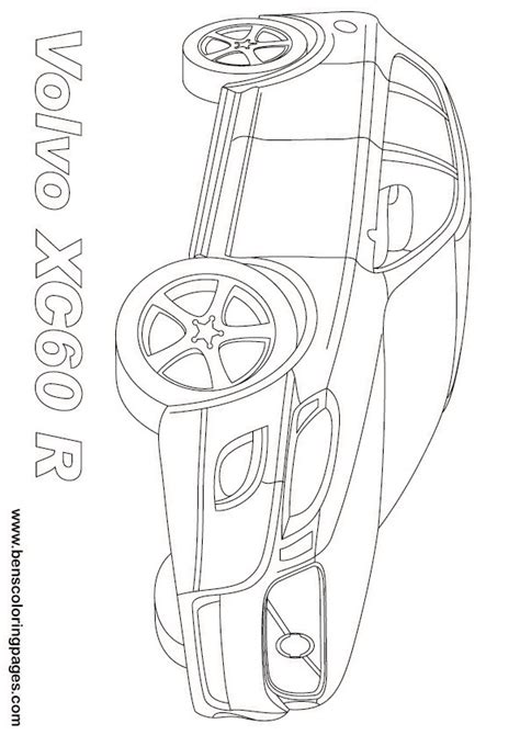 Volvo Xc60 r coloring page