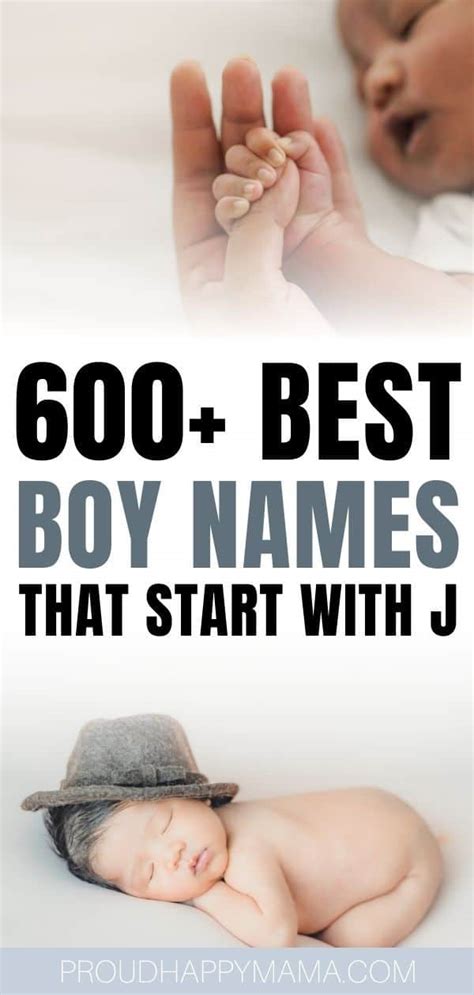 600 Boy Names That Start With J Unique And Modern 2024