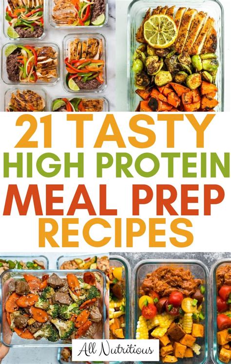 21 Delicious High Protein Meal Prep Recipes Nutrition Line