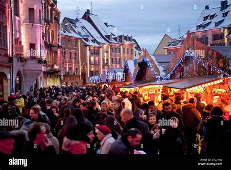 Christmas Market Mulhouse Alsace France Stock Photo Royalty Free