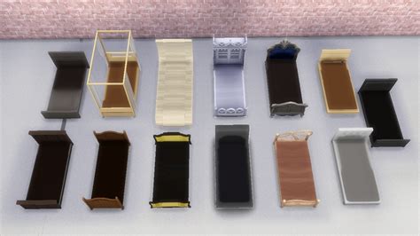 Sims 4 Ccs The Best Ea Bed Frames Toddler Size By Enure Sims