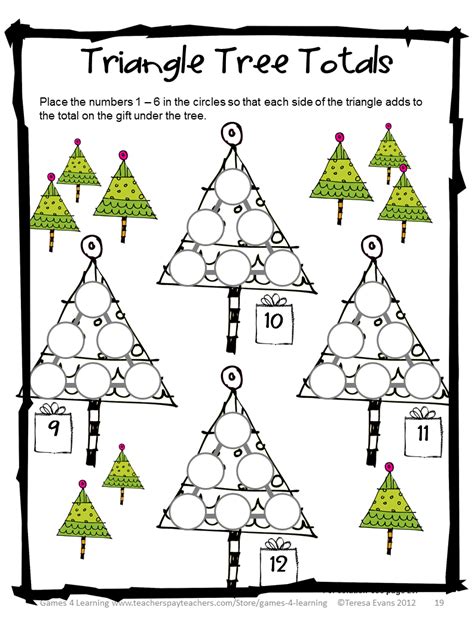 Christmas Math Brain Teasers