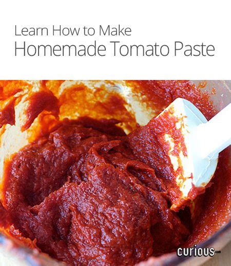 When making a sauce from scratch, the key is to use the freshest, ripest ingredients available. How to Make Homemade Tomato Paste | Homemade tomato paste, Recipes, Tomato paste recipe