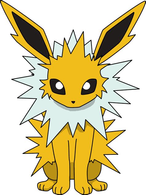 Jolteon Sitting Png By Proteusiii On Deviantart
