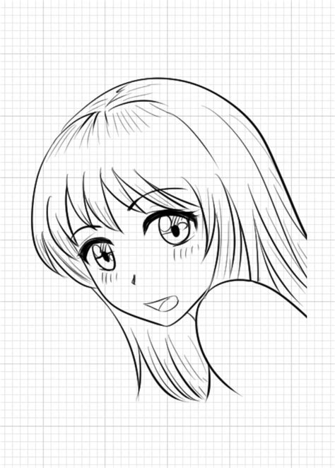 Draw Anime Girl Archives How To Draw