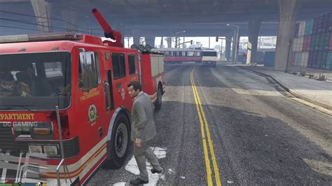 Gta Vgrand Theft Auto V Mission 65fire Truck100 Goldmadel