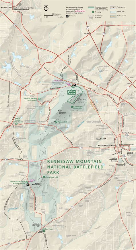 Kennesaw Mountain Maps Just Free Maps Period
