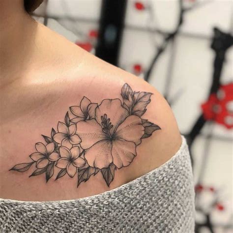 Small Hawaiian Flower Tattoo Designs Best Flower Site