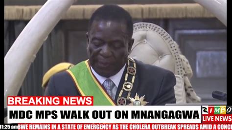 President Mnangagwa Address 9th Parliament Of Zimbabwe Youtube