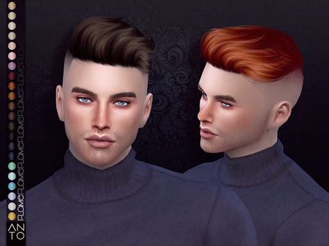 Anto Flame Sims 4 Hair Male Sims Hair Sims