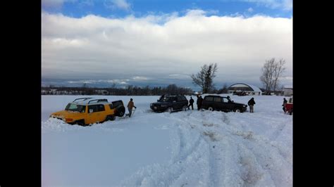 Toyota Stuck Fest In Deep Snow Youtube