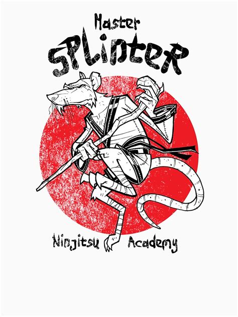 Master Splinter T Shirt For Sale By Ninjae Art Redbubble Tmnt T