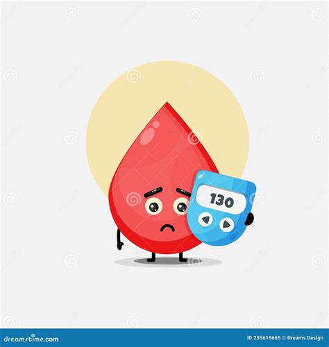 Cute Red Blood Cells Erythrocytes Characters Vector Seamless Pattern