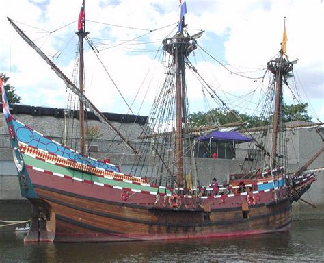 This Is A Replica Of The Ship The Half Moon That Henry Hudson Used On
