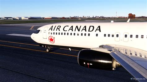 Pmdg 737 800 Air Canada C Ftjv 对于 Microsoft Flight Simulator Msfs