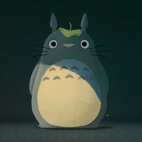 Neighbour Totoro Studio Ghibli Digital Painting Illustration