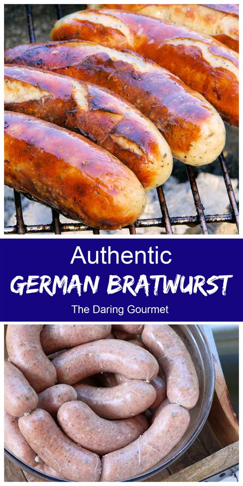 Homemade German Bratwurst The Daring Gourmet