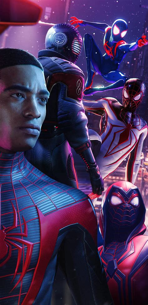 Download Spider Man Miles Morales Actions Ps5 Wallpaper