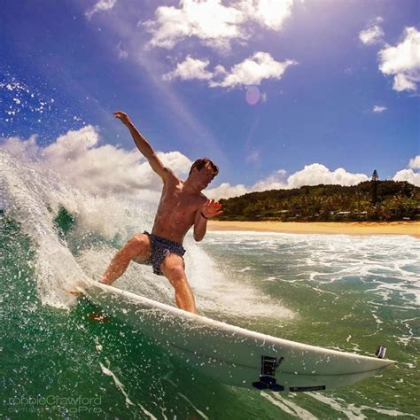 Shaun White Surfing North Shore Hawaii Photo By Robbie Crawford Arts