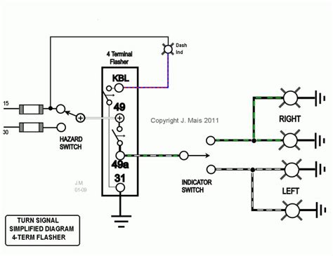 Flashers And Hazards Turn Signal Flasher Wiring Diagram Cadician S Blog
