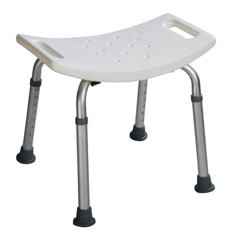 8 Height Adjustable Shower Chair Medical Bath Bench Bathtub Stool Seat