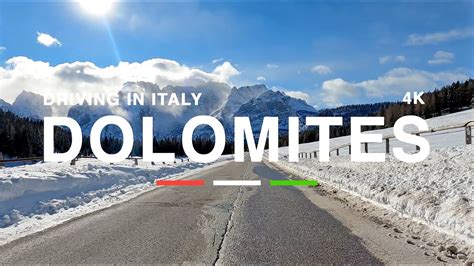 Driving Italy 🇮🇹 Dolomites Mountains Lake Dürrensee To Cortina D