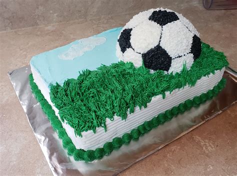 Soccer Cake Desserts Food