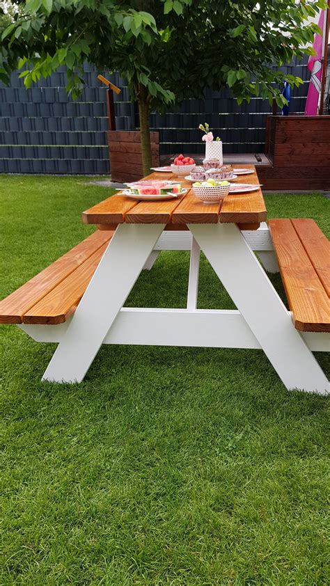 Ein selbstgebauter picknicktisch ist ein schönes projekt. Picknicktisch Holz Selber Bauen - boesner holz modell bau
