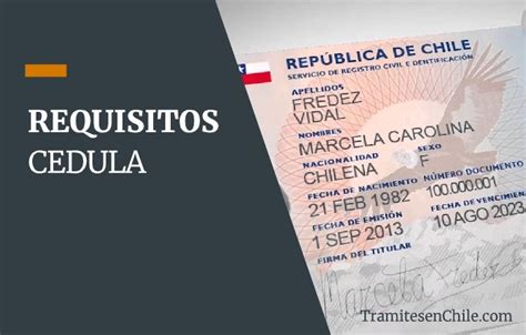 ᐉ Requisitos Para Sacar La Cédula De Identidad En Chile 【2023】