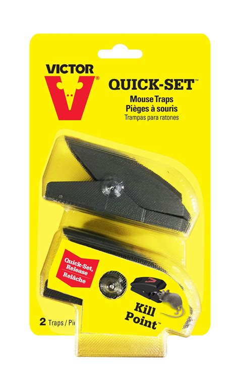 Victor Quick Set Plastic Mouse Traps ~ 2 per pack - Mr FLY