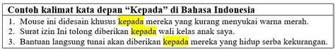 30 Contoh Kalimat Kata Depan Kepada Di Bahasa Indonesia