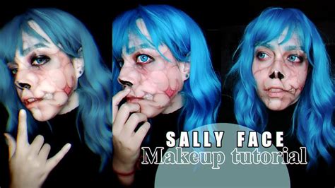 Cosplay Sally Face Makeup Tutorial Youtube