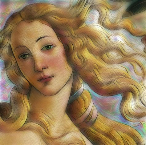 The Goddess Venus Digital Art By Russ Harris Fine Art America