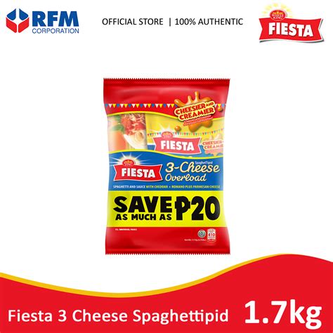 Fiesta 3 Cheese Spaghettipid Fiesta Spaghetti Pasta 800g Fiesta 3