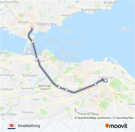Scotrail Route Schedules Stops And Maps Inverkeithing Updated