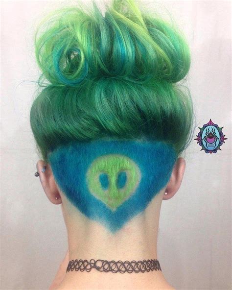 And This Inconspicuous Alien 16 Colorful Undercuts That Are Insane