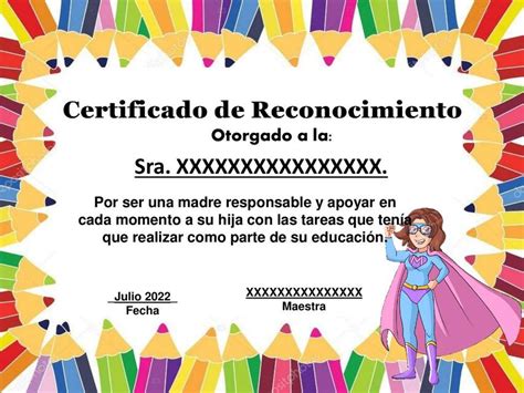 Formato De Diploma Para Madres De Familia Patricia Castillo Udocz