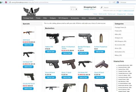 Enter The Armory The Dark Web S Walmart Of Weaponry