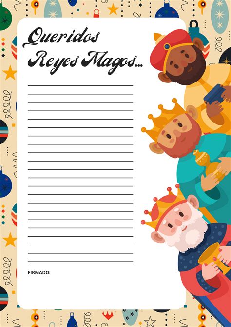 Carta Reyes Carta A Los Reyes Cartas Reyes Magos Dia De Los Reyes Magos